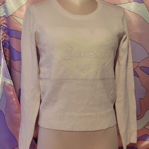 Ank Rouge Sweater As Is Size Small Pastel Sweet Pink Jfashion Harajuku Y2K Cute